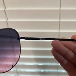Quay High Key Sunglasses COLOR: Black/Black Pink Fade SIZE: Extra Large Quay Australia | Accessories | Quay High Key Sunglasses  main image 2